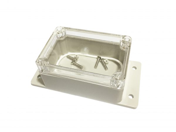กล่องพลาสติกอเนกประสงค์ กันน้ำ ฝาใส IP65 Size M ขนาด 100x68x50mm.
