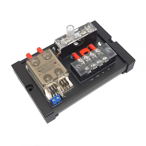 DC to AC Contactless Switch ชุดโซลิดสเตตรีเลย์ พร้อมฟิวส์ - Image 2