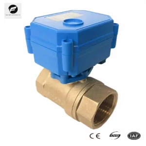 มอเตอร์วาล์วไฟฟ้าท่อทองเหลือง 2 ทาง 12VDC Motoriezed Valve CWX-15N