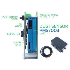 PMS7003 DIY วัดฝุ่น IoT ด้วยตนเอง อุปกรณ์ครบ มีโค้ดตัวอย่าง