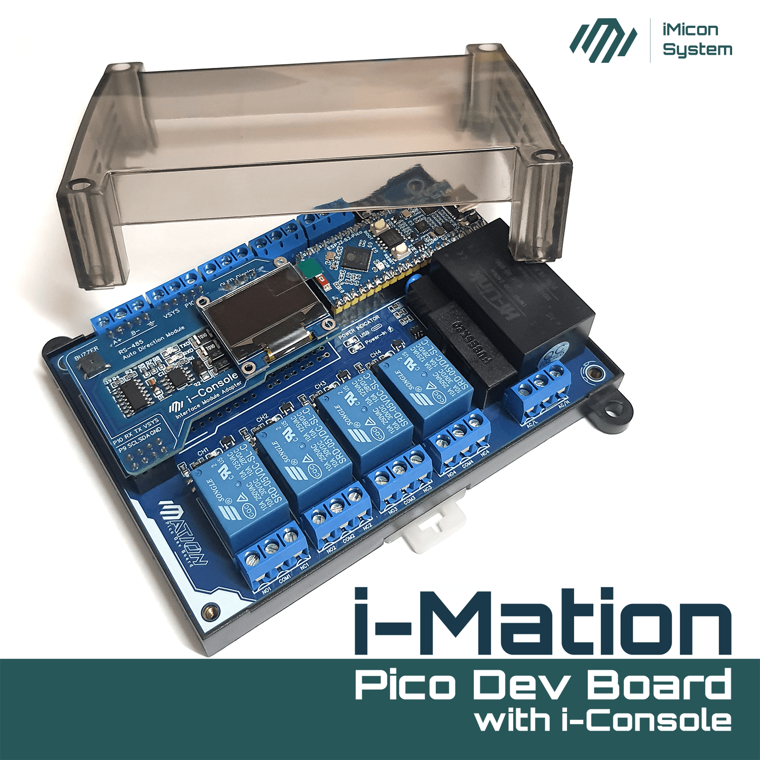 ESP32-S3 | i-Mation Pico Dev Board with i-Console (บอร์ดพัฒนา Automation & IoT)
