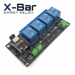 ESP32-C3 | X-Bar Smart Relay Board (บอร์ดพัฒนา Automation & IoT 4 รีเลย์)