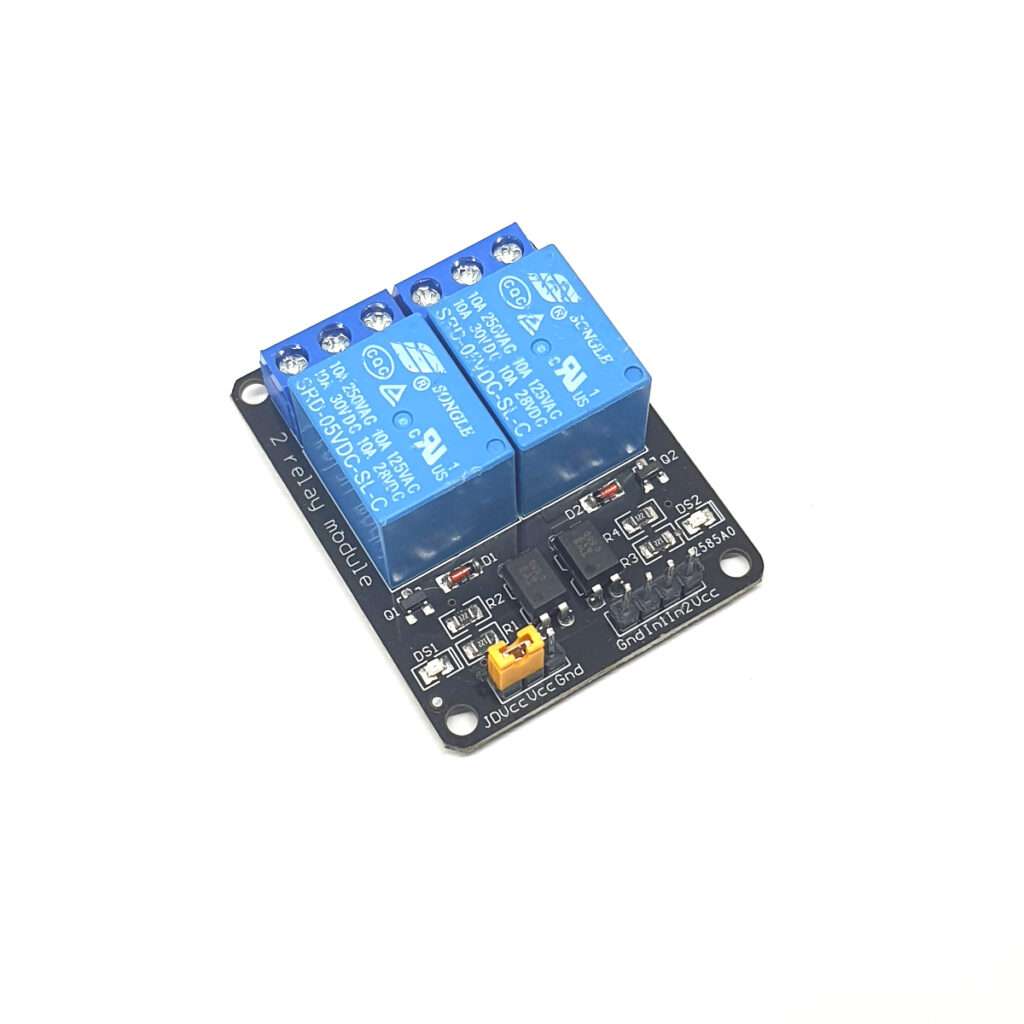 โมดูลรีเลย์ 2 ช่อง Low Level (Active LOW) สำหรับ Arduino, ESP32 และ ...